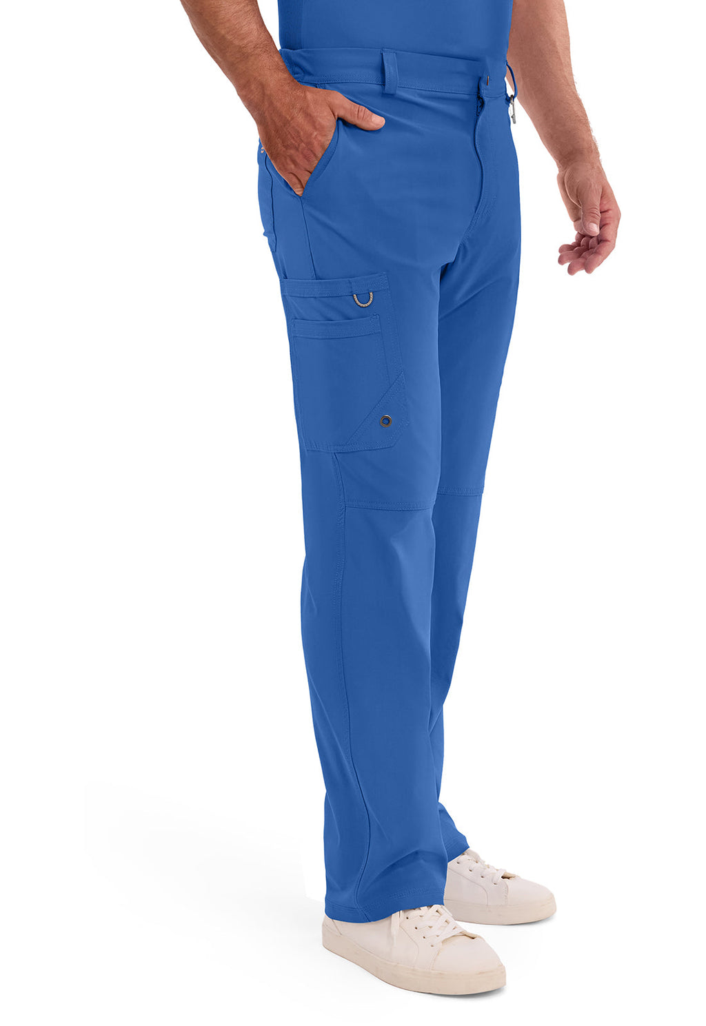 Infinity CK200A Men's Fly Front Scrub Pants Royal