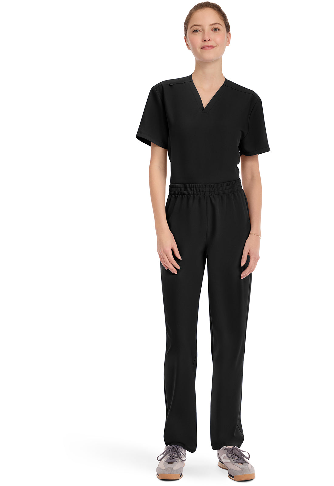 Workwear Originals Ultra CK269A Unisex Straight Leg No Pocket Scrub Pants Black