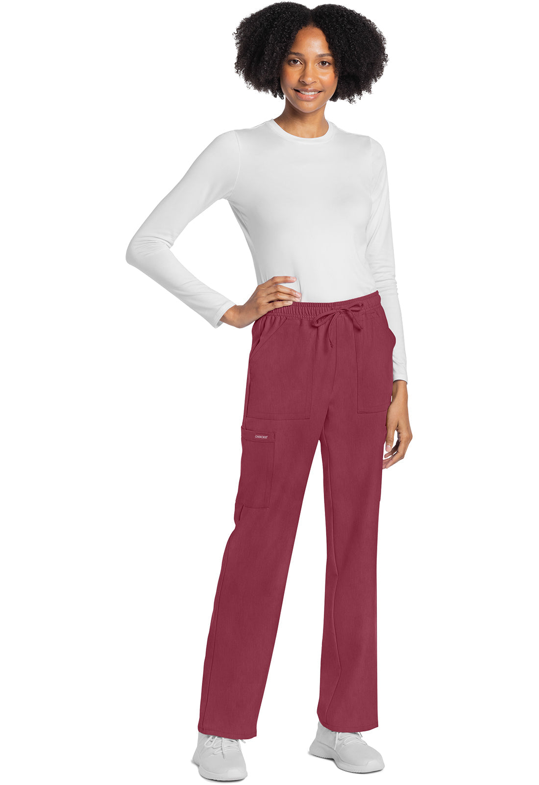 Originals Ultra CK272A Mid Rise Drawstring Trouser Cargo Pants Heather Cranberry