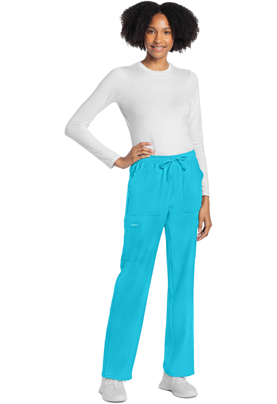 Originals Ultra CK272A Mid Rise Drawstring Trouser Cargo Pants Turquoise