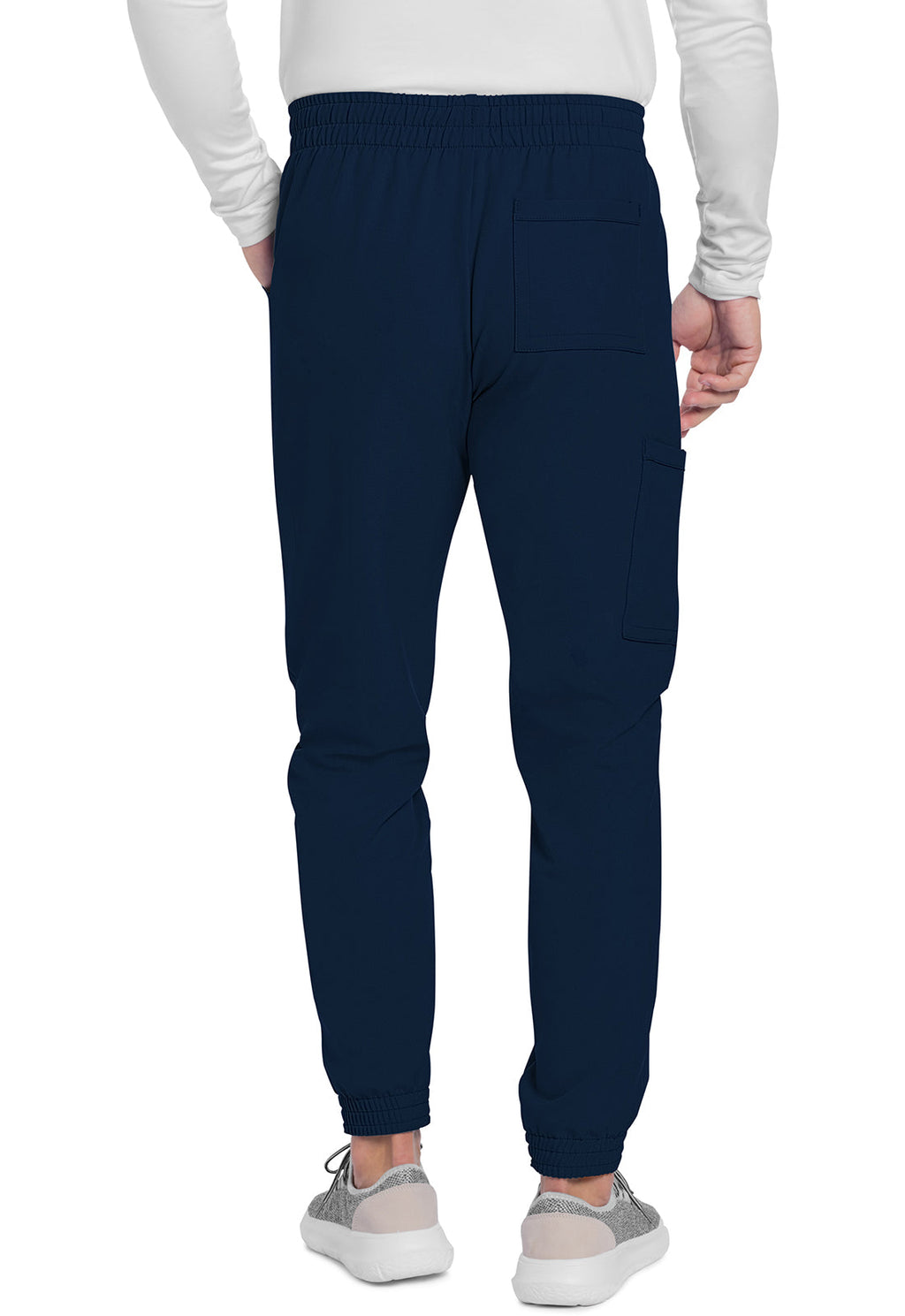 Originals Ultra CK278A Men's Mid Rise Jogger Navy Model Image Back | Cherokee