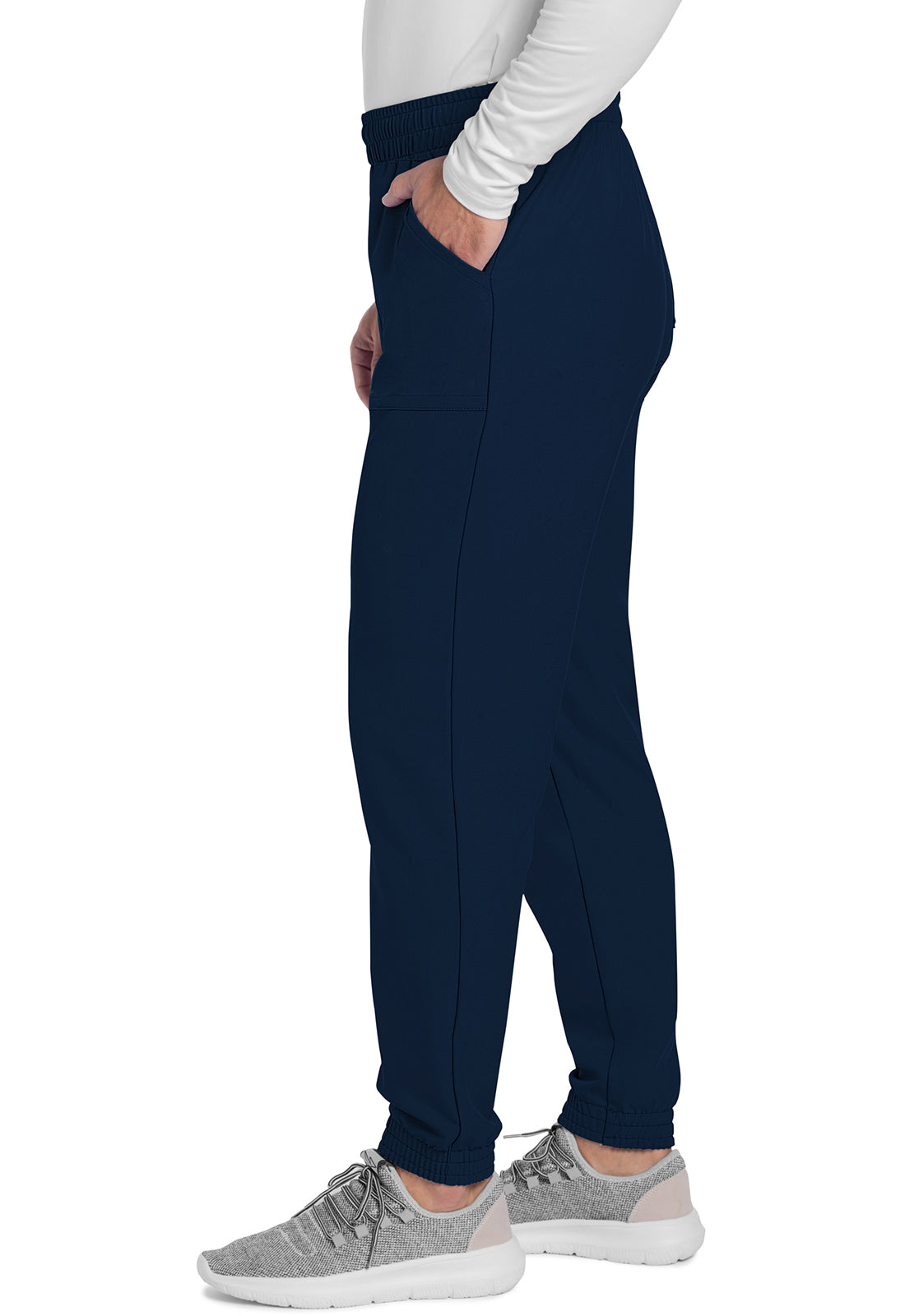 Originals Ultra CK278A Men's Mid Rise Jogger Navy Model Image Right Side | Cherokee