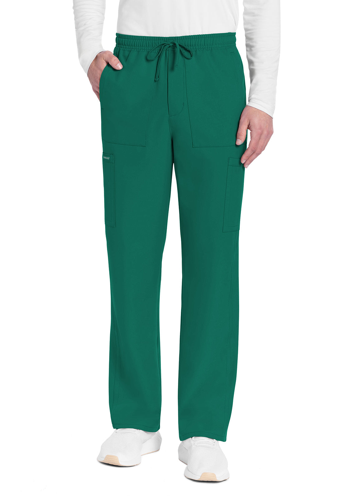 Workwear Originals Ultra CK279A Men's Mid Rise Zip Fly Straight Leg Scrub Pants Hunter Green