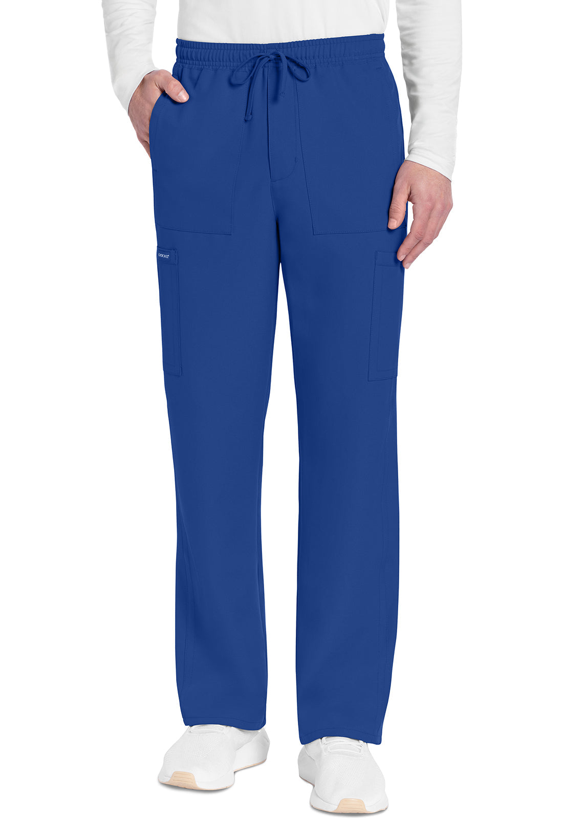 Workwear Originals Ultra CK279A Men's Mid Rise Zip Fly Straight Leg Scrub Pants Royal