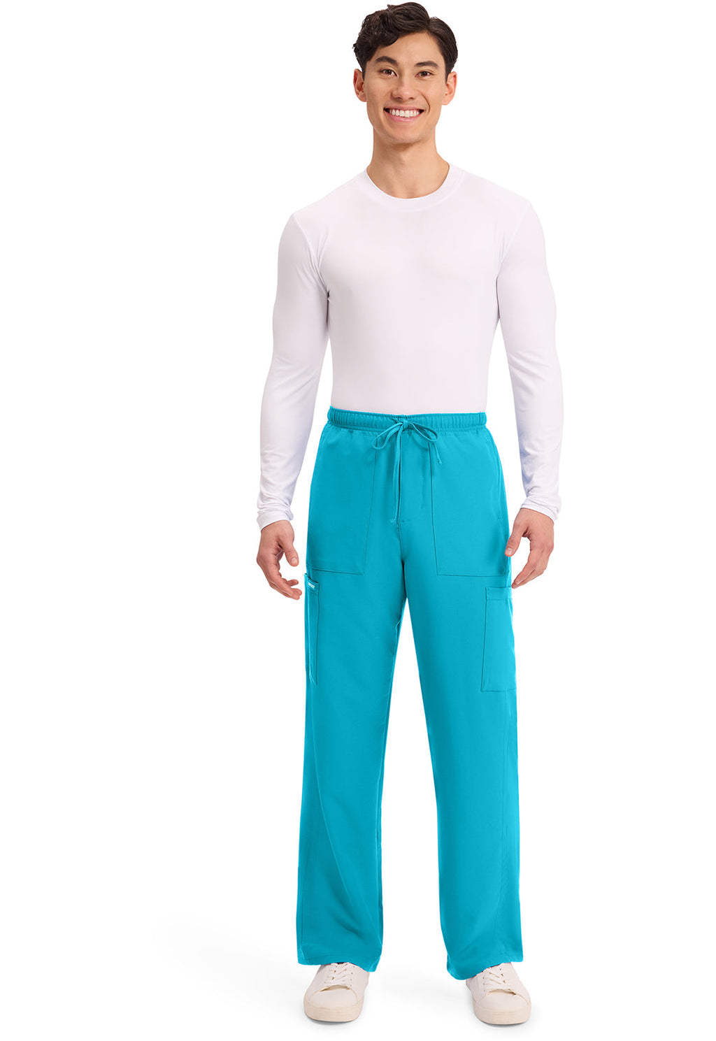 Originals Ultra CK279A Men's Mid Rise Zip Fly Straight Leg Pants Turquoise