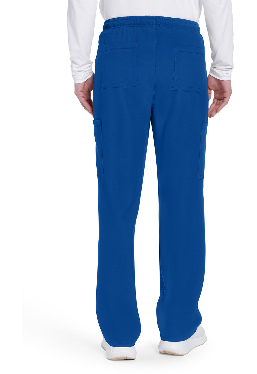 Workwear Originals Ultra CK279A Men's Mid Rise Zip Fly Straight Leg Scrub Pants Galaxy Blue