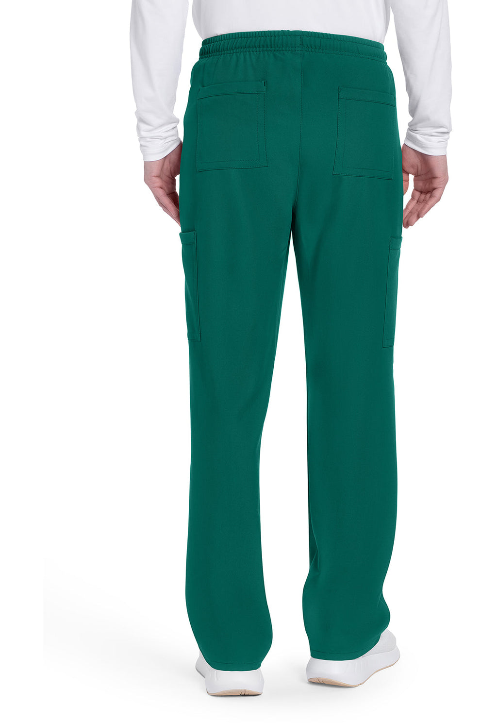 Workwear Originals Ultra CK279A Men's Mid Rise Zip Fly Straight Leg Scrub Pants Hunter Green
