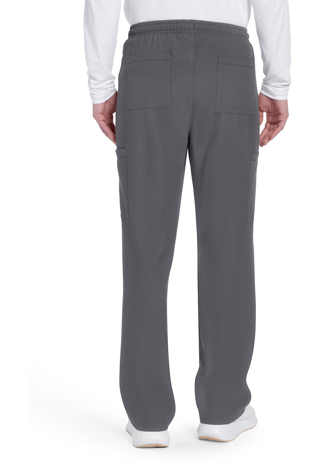 Workwear Originals Ultra CK279A Men's Mid Rise Zip Fly Straight Leg Scrub Pants Pewter