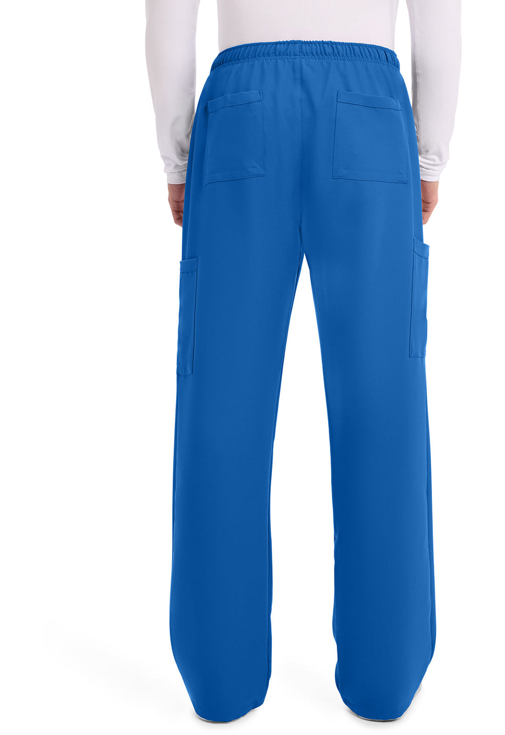 Workwear Originals Ultra CK279A Men's Mid Rise Zip Fly Straight Leg Scrub Pants Royal