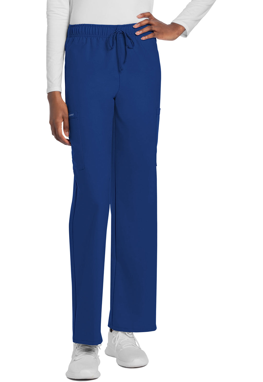 Workwear Originals Ultra CK280A Unisex Unisex Mid Rise Drawstring Straight Scrub Pants Galaxy Blue