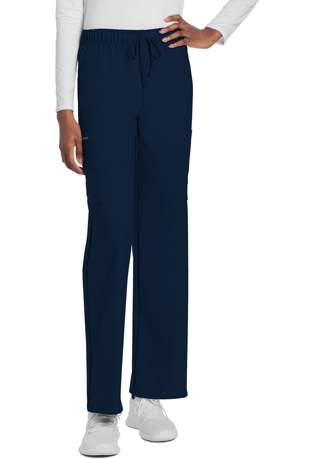 Workwear Originals Ultra CK280A Unisex Unisex Mid Rise Drawstring Straight Scrub Pants Navy