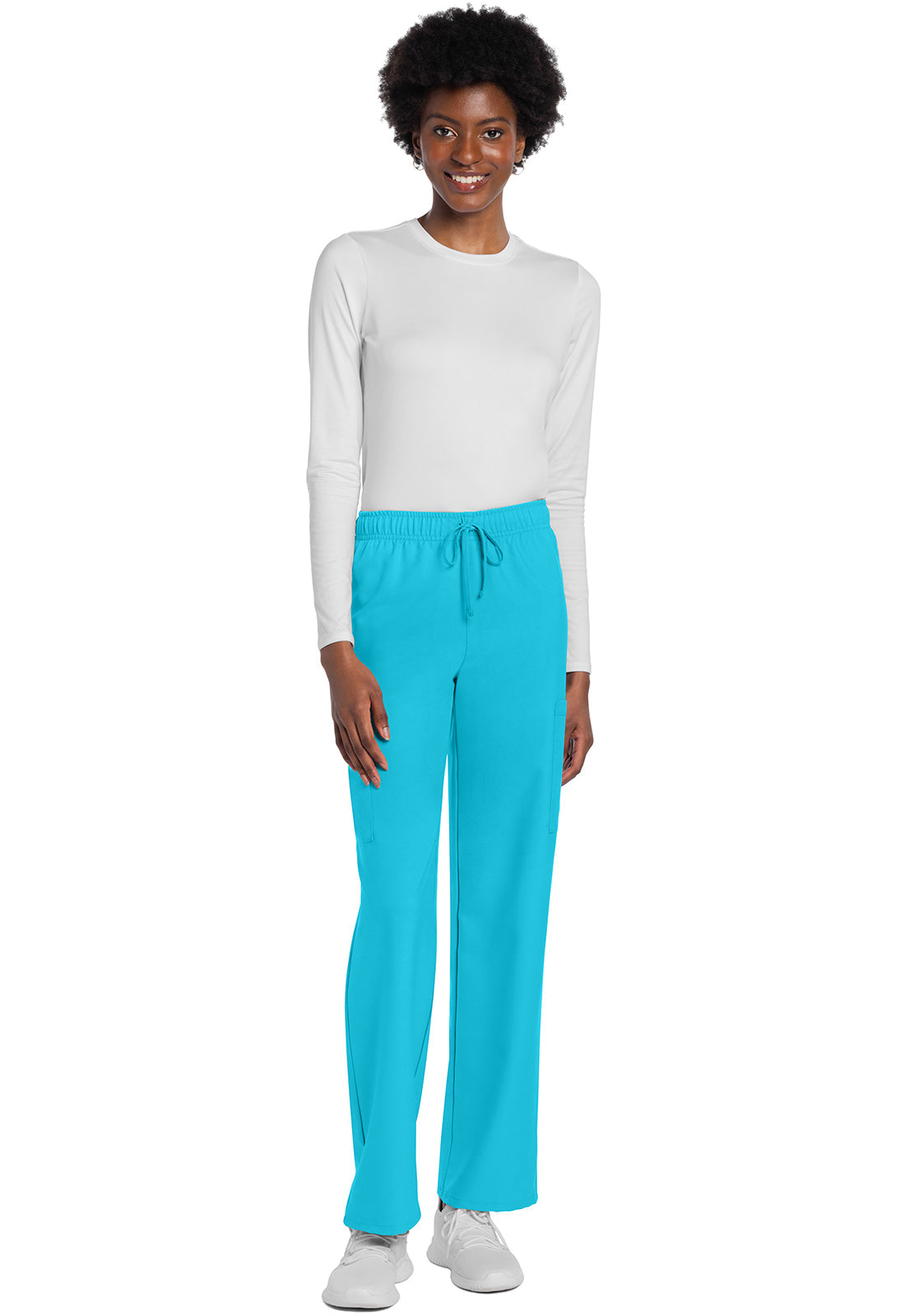 Originals Ultra CK280A Unisex Mid Rise Drawstring Straight Pants Turquoise