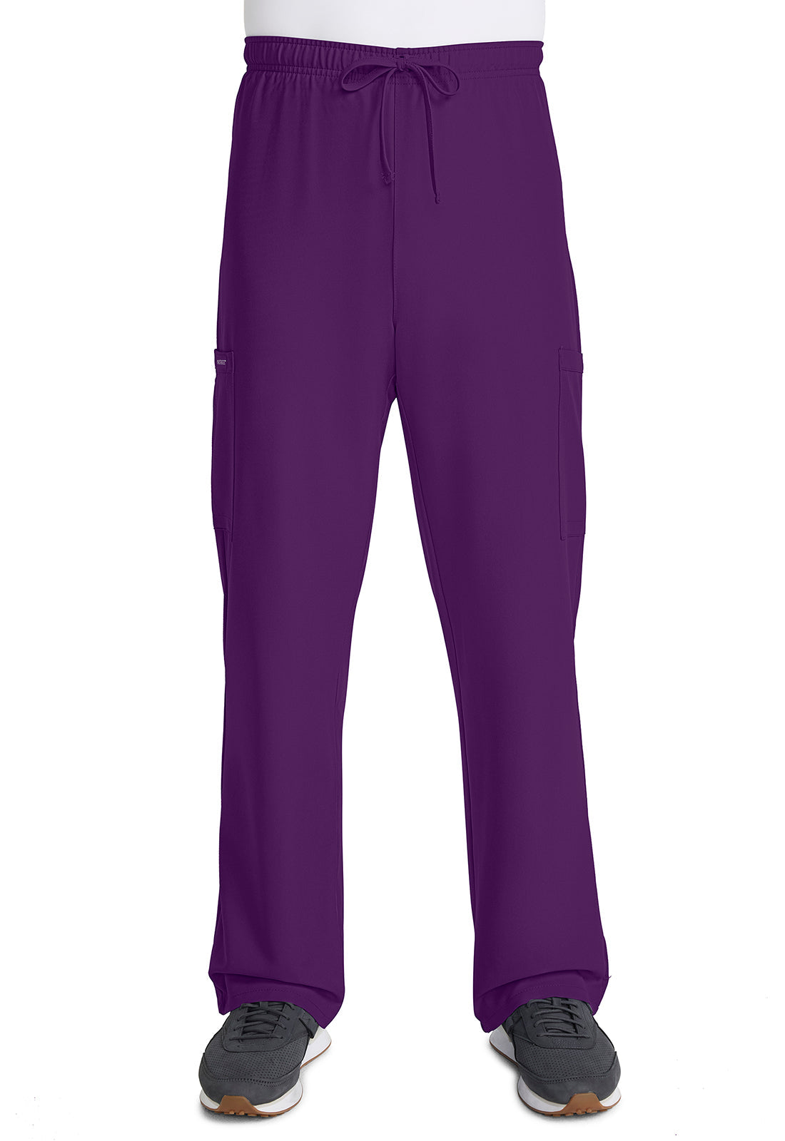 Workwear Originals Ultra CK280A Unisex Unisex Mid Rise Drawstring Straight Scrub Pants Eggplant
