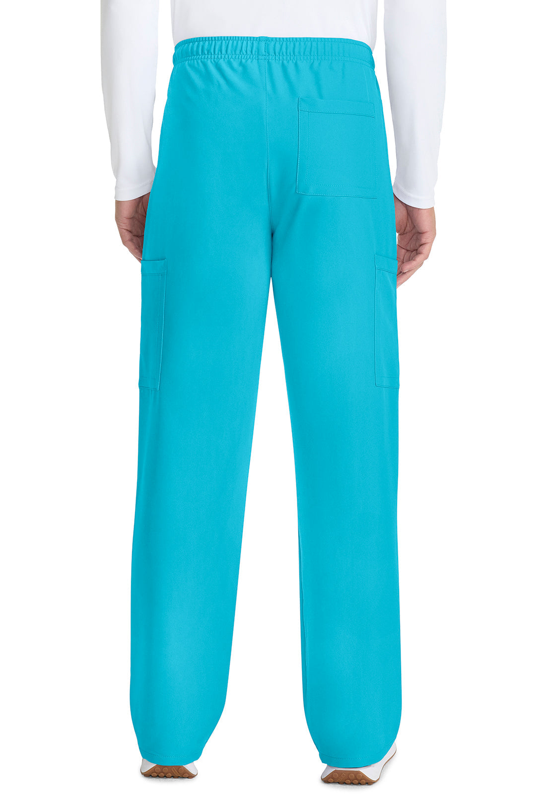 Workwear Originals Ultra CK280A Unisex Unisex Mid Rise Drawstring Straight Scrub Pants Turquoise