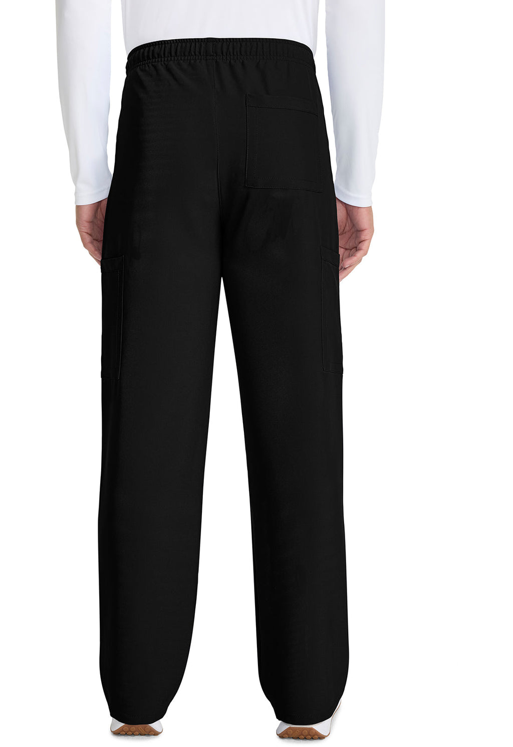 Workwear Originals Ultra CK280A Unisex Unisex Mid Rise Drawstring Straight Scrub Pants Black