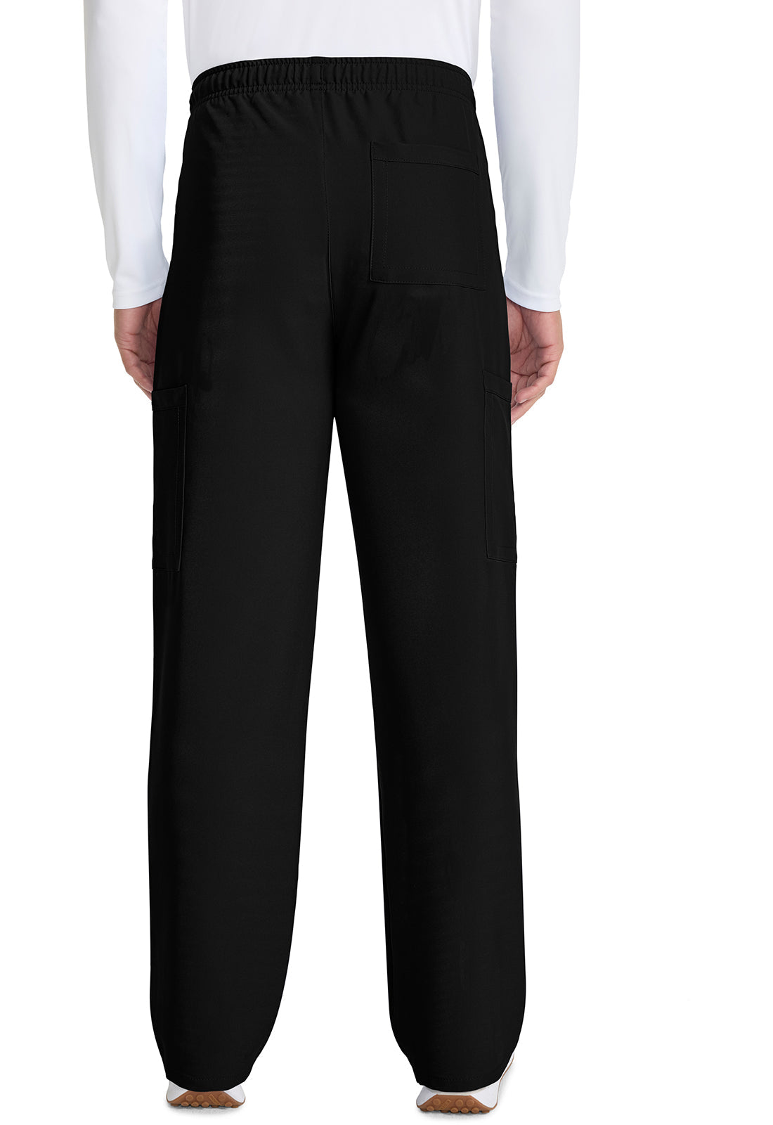 Workwear Originals Ultra CK280A Unisex Unisex Mid Rise Drawstring Straight Scrub Pants Black