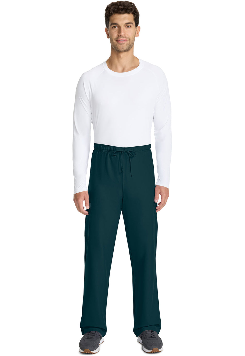 Workwear Originals Ultra CK280A Unisex Unisex Mid Rise Drawstring Straight Scrub Pants Caribbean Blue