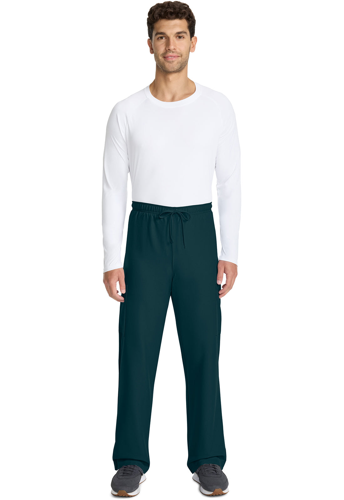 Workwear Originals Ultra CK280A Unisex Unisex Mid Rise Drawstring Straight Scrub Pants Caribbean Blue