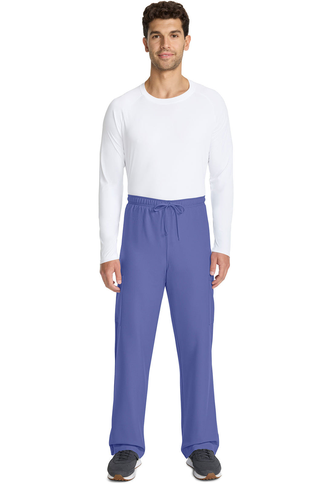 Workwear Originals Ultra CK280A Unisex Unisex Mid Rise Drawstring Straight Scrub Pants Ciel Blue