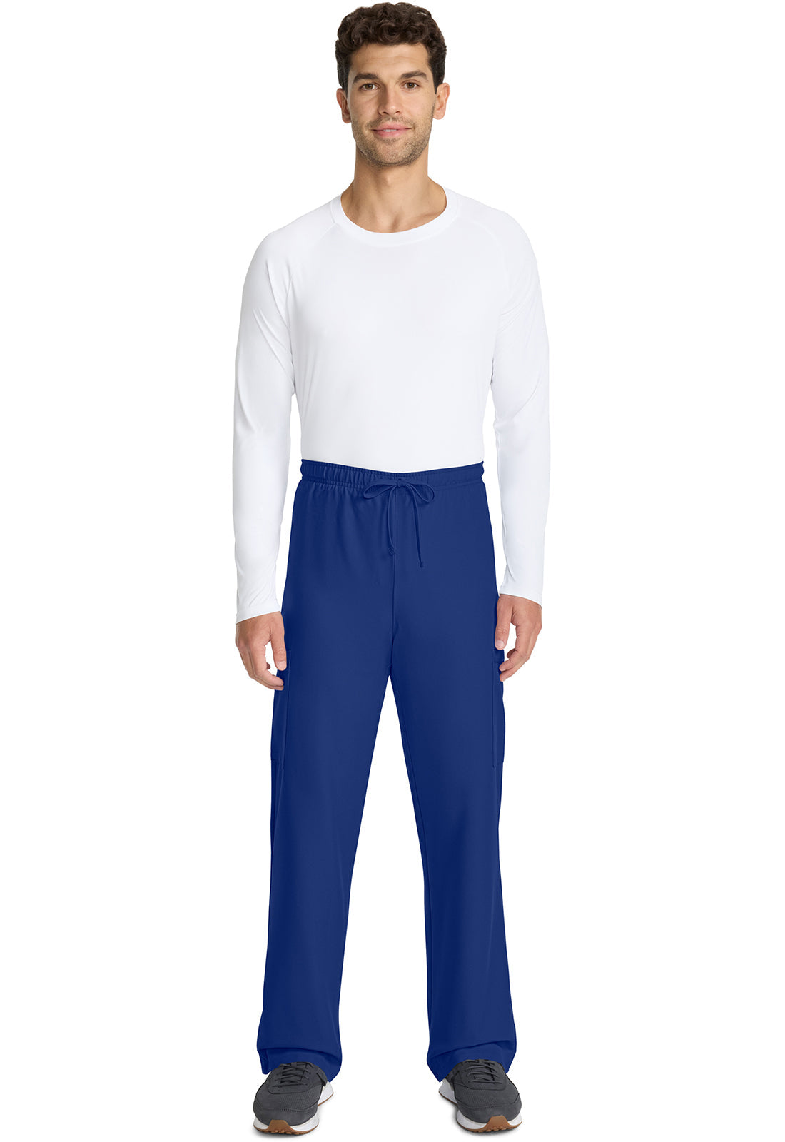 Workwear Originals Ultra CK280A Unisex Unisex Mid Rise Drawstring Straight Scrub Pants Galaxy Blue