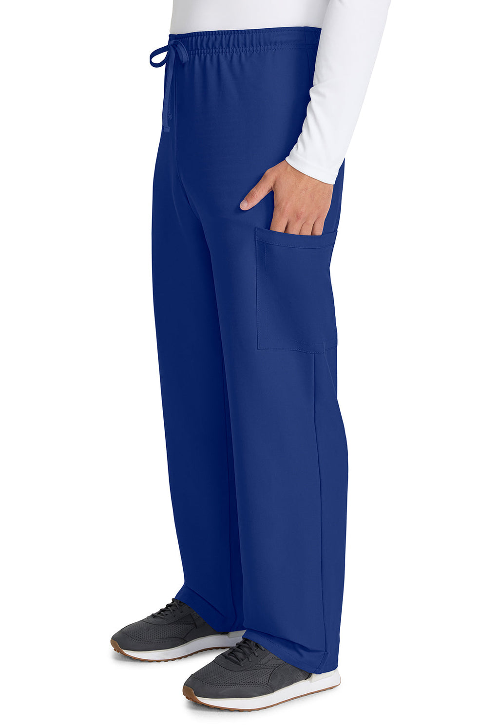 Workwear Originals Ultra CK280A Unisex Unisex Mid Rise Drawstring Straight Scrub Pants Galaxy Blue