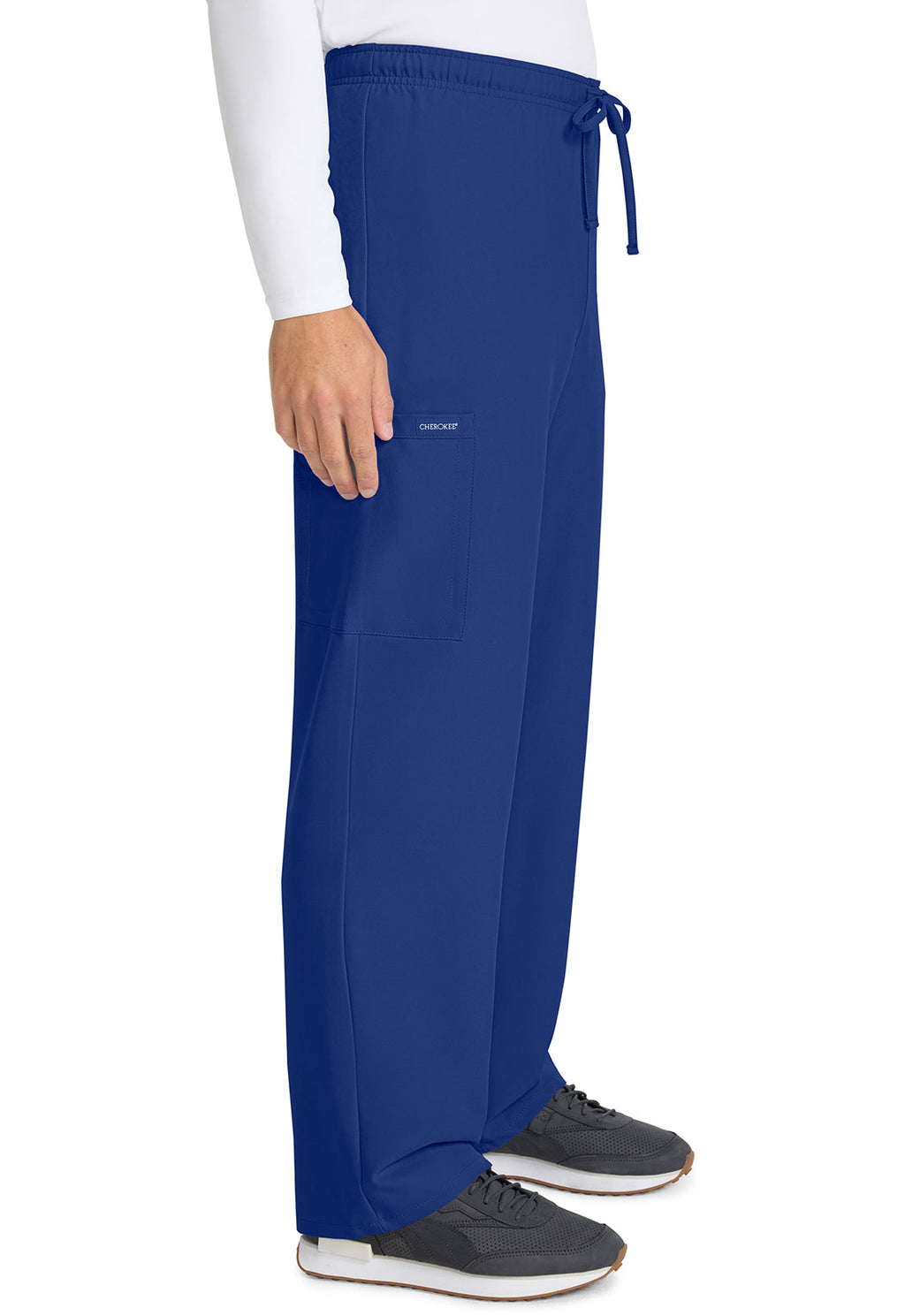 Workwear Originals Ultra CK280A Unisex Unisex Mid Rise Drawstring Straight Scrub Pants Galaxy Blue