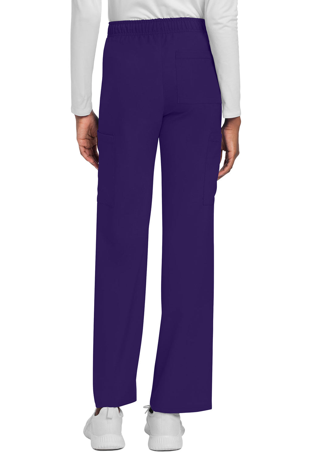 Workwear Originals Ultra CK280A Unisex Unisex Mid Rise Drawstring Straight Scrub Pants Grape