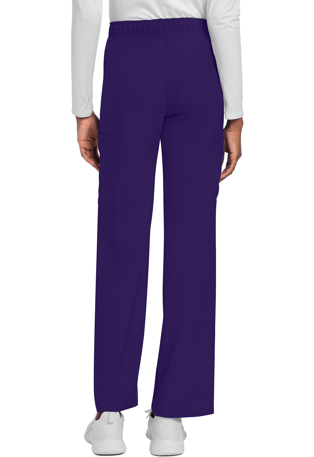 Workwear Originals Ultra CK280A Unisex Unisex Mid Rise Drawstring Straight Scrub Pants Grape