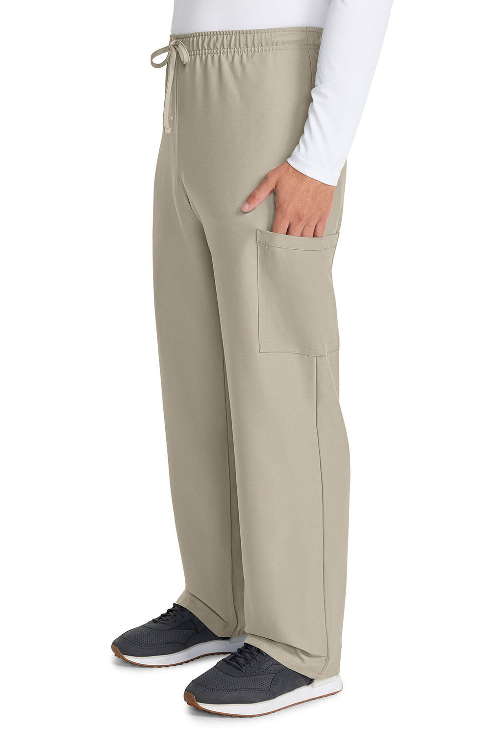Workwear Originals Ultra CK280A Unisex Unisex Mid Rise Drawstring Straight Scrub Pants Khaki