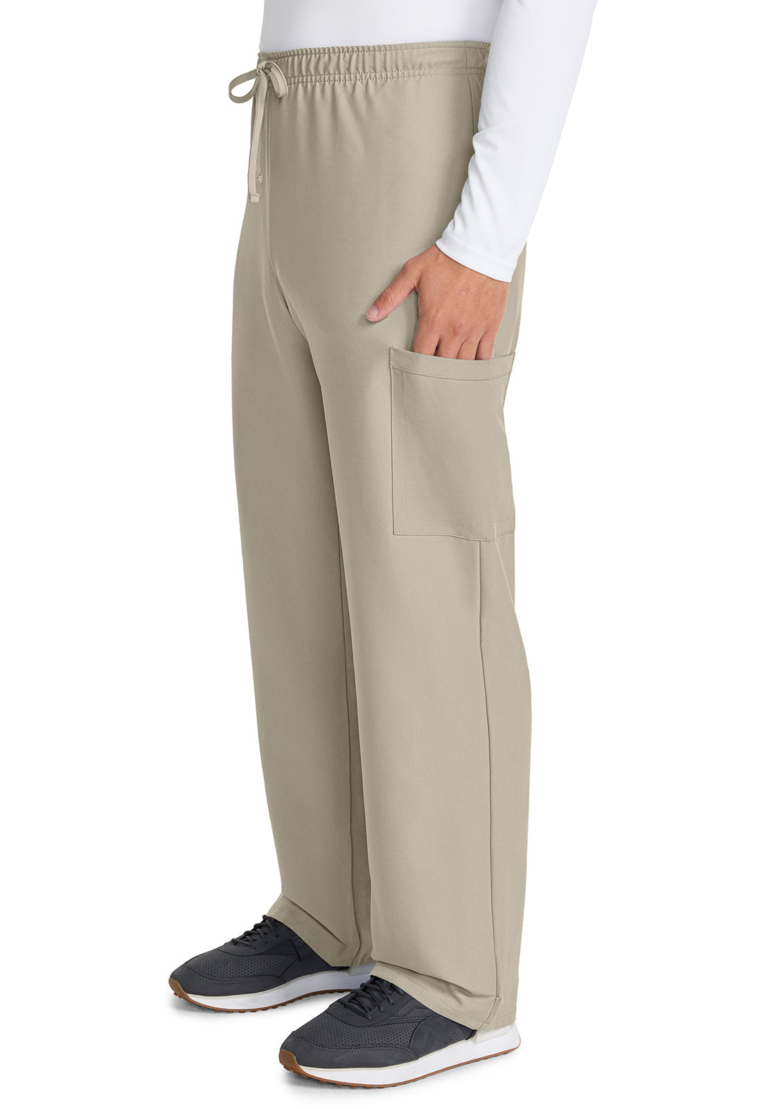 Workwear Originals Ultra CK280A Unisex Unisex Mid Rise Drawstring Straight Scrub Pants Khaki