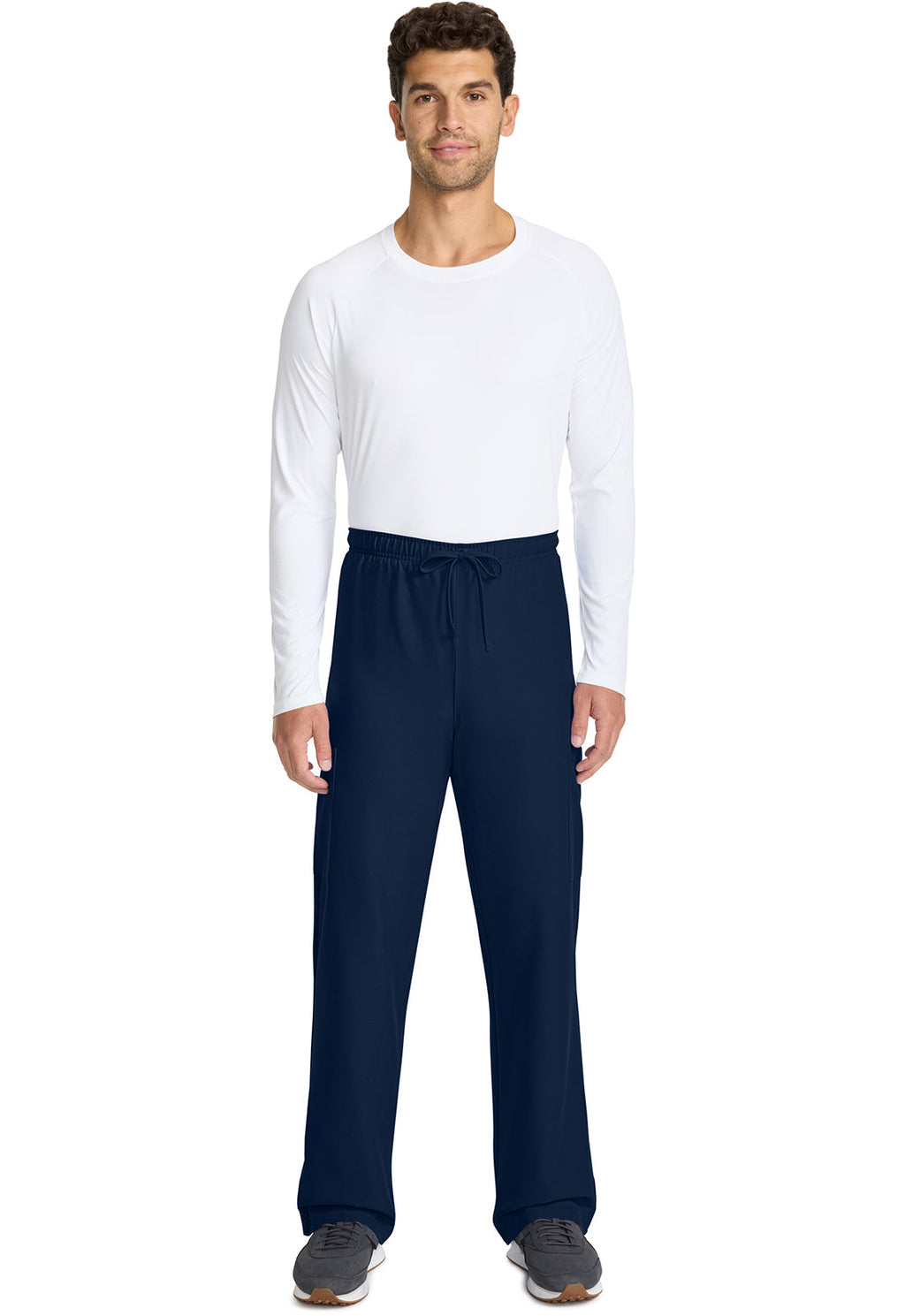 Workwear Originals Ultra CK280A Unisex Unisex Mid Rise Drawstring Straight Scrub Pants Navy
