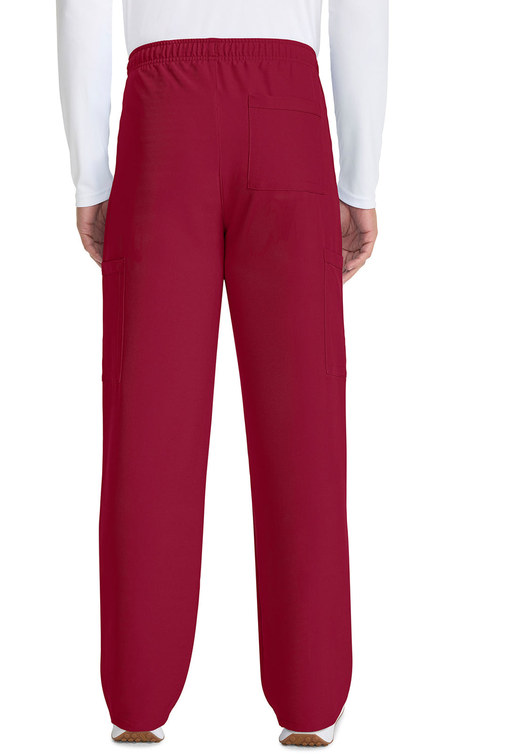 Workwear Originals Ultra CK280A Unisex Unisex Mid Rise Drawstring Straight Scrub Pants Red