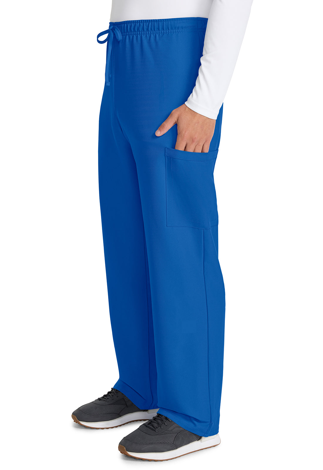 Workwear Originals Ultra CK280A Unisex Unisex Mid Rise Drawstring Straight Scrub Pants Royal