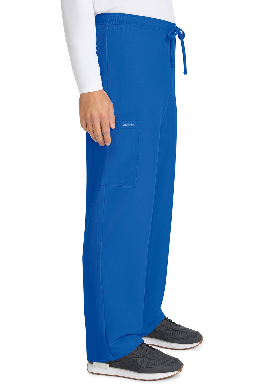 Workwear Originals Ultra CK280A Unisex Unisex Mid Rise Drawstring Straight Scrub Pants Royal