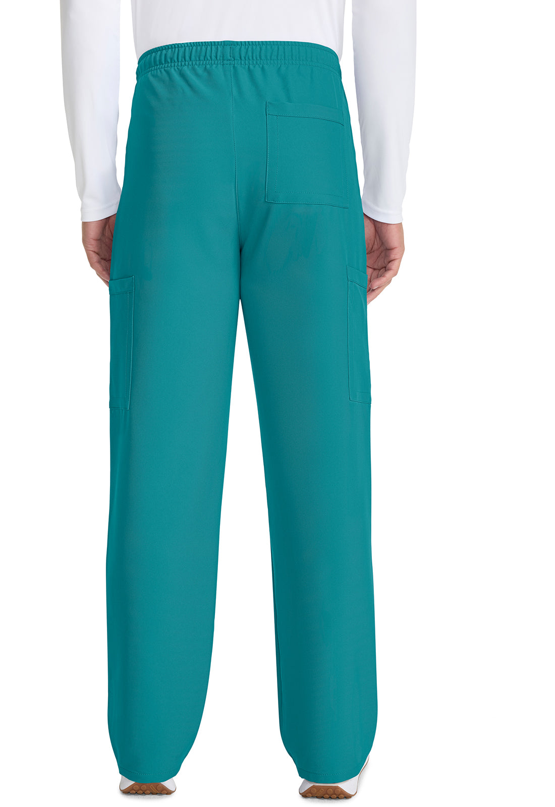 Workwear Originals Ultra CK280A Unisex Unisex Mid Rise Drawstring Straight Scrub Pants Teal Blue