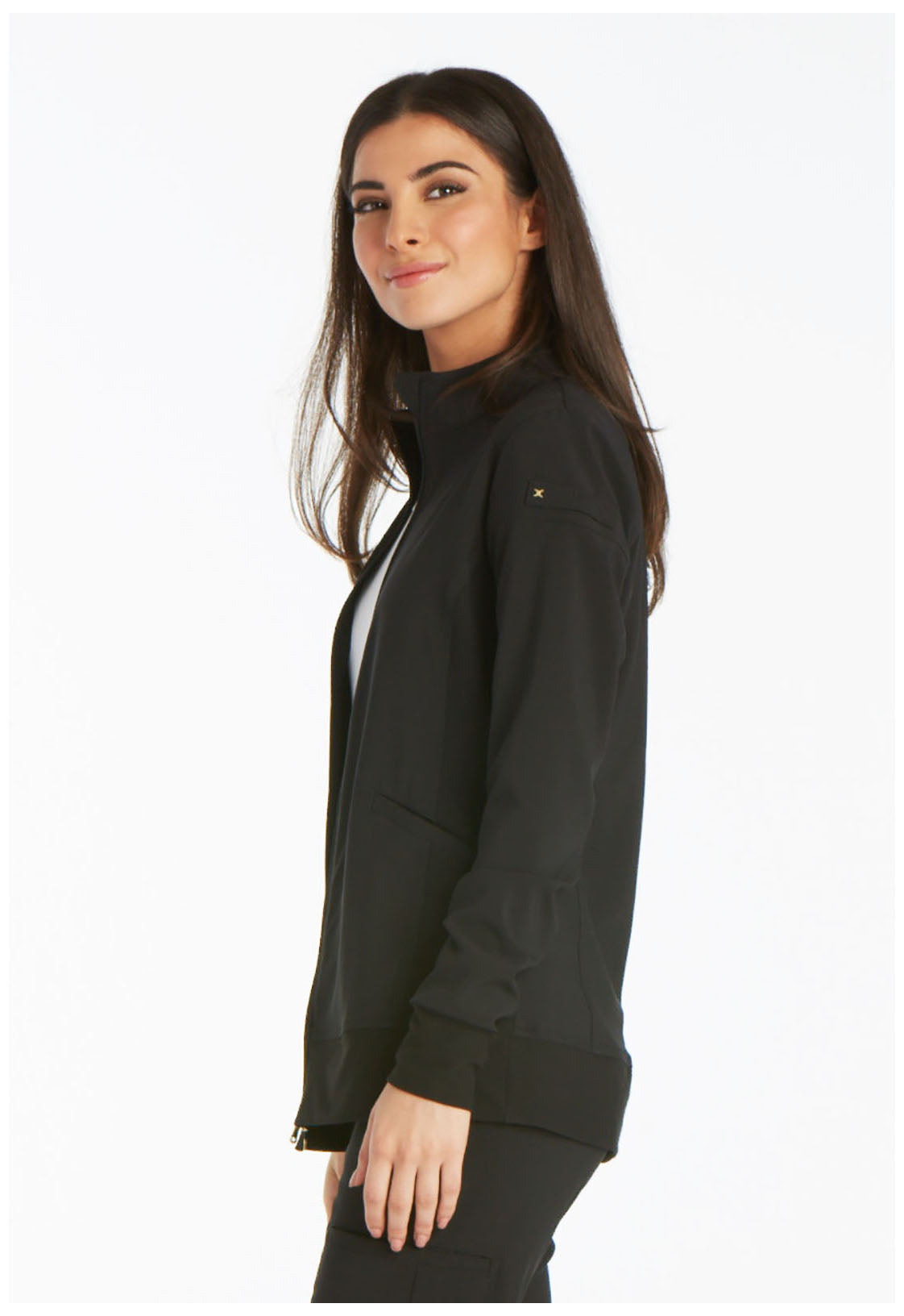 iFlex CK303 Zip Front Jacket Black