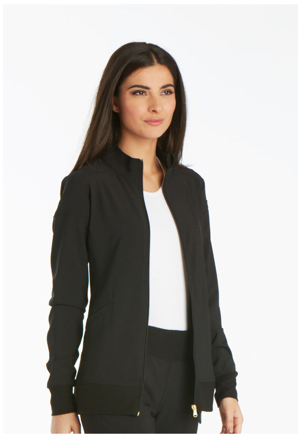 iFlex CK303 Zip Front Jacket Black