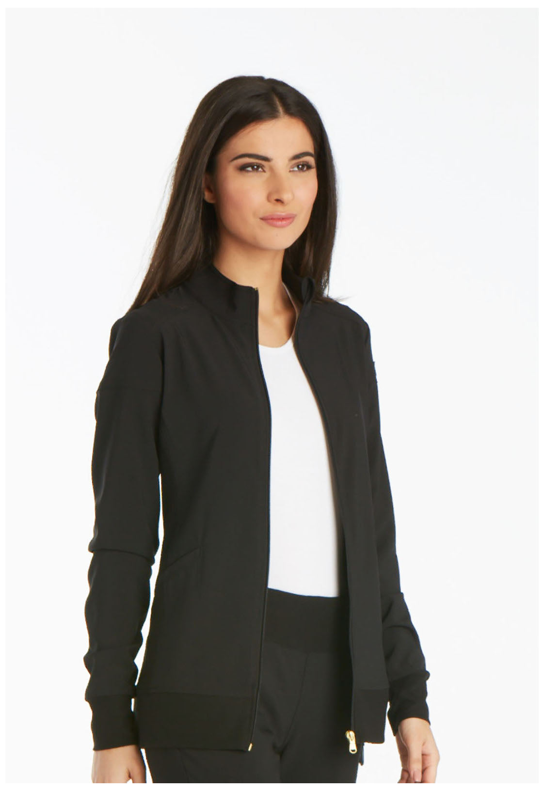 iFlex CK303 Zip Front Jacket Black