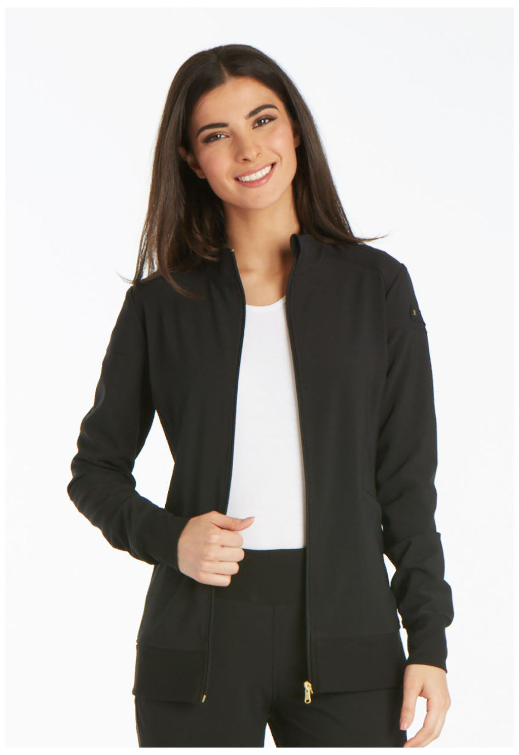 iFlex CK303 Zip Front Jacket Black