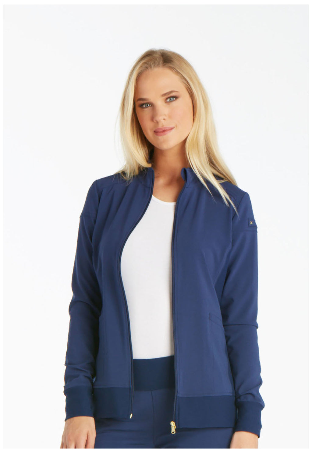 iFlex CK303 Zip Front Jacket Navy