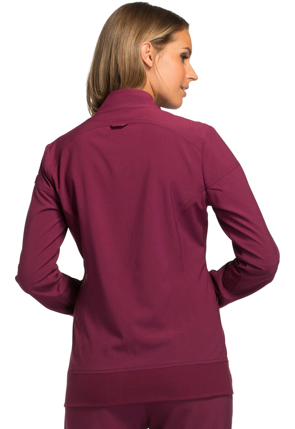 iFlex CK303 Zip Front Jacket Wine
