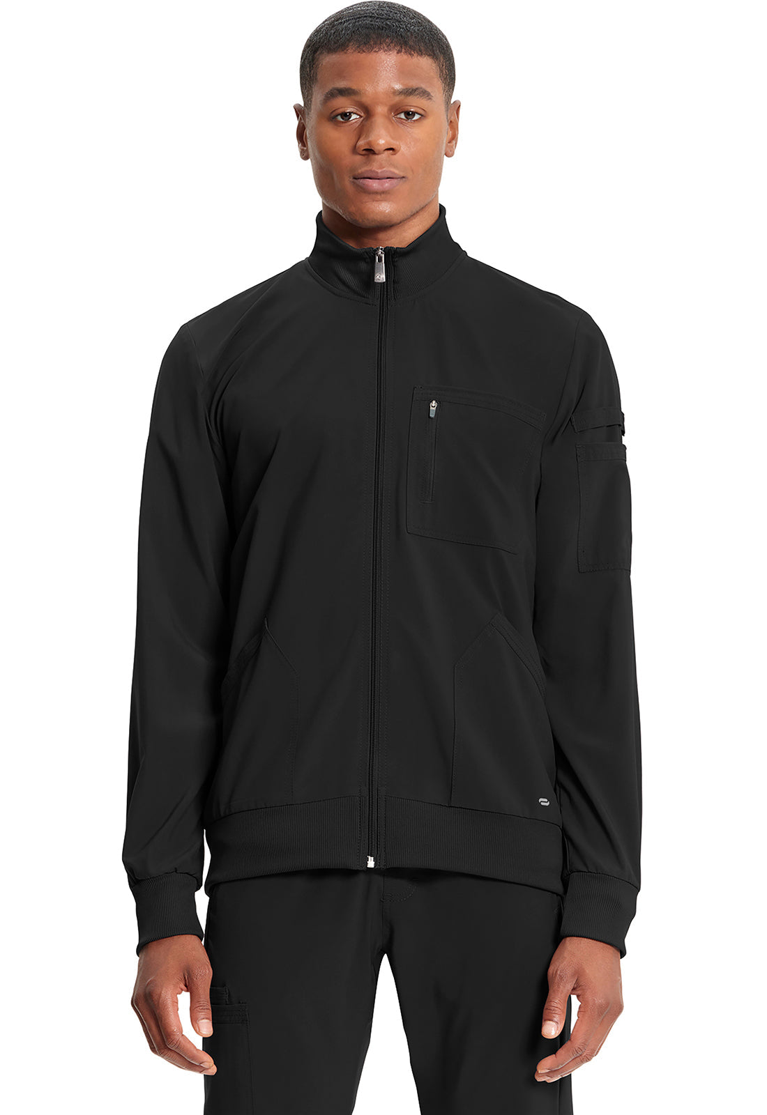 Infinity CK305A Men's Zip Front Jacket Black
