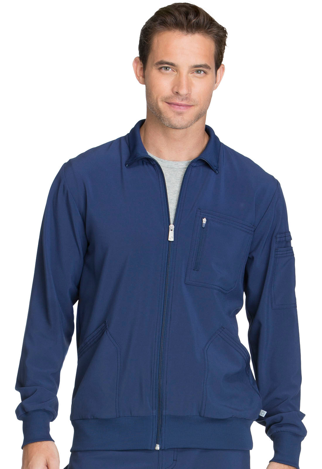 Infinity CK305A Men's Zip Front Jacket Navy