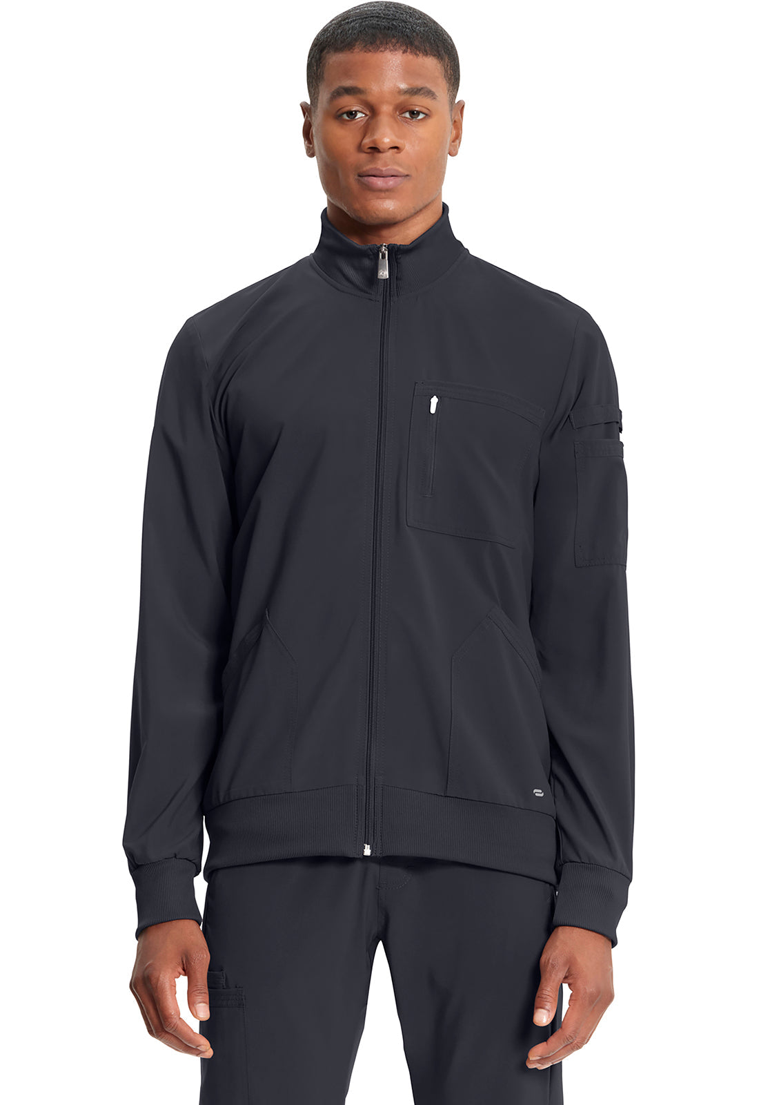Infinity CK305A Men's Zip Front Jacket Pewter