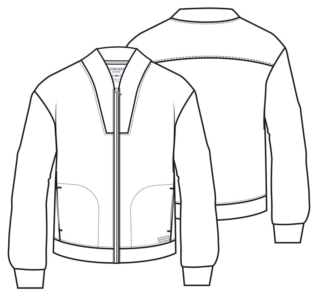 Achieve CK353 Women's Zip-Up Warm-Up Jacket Royal
