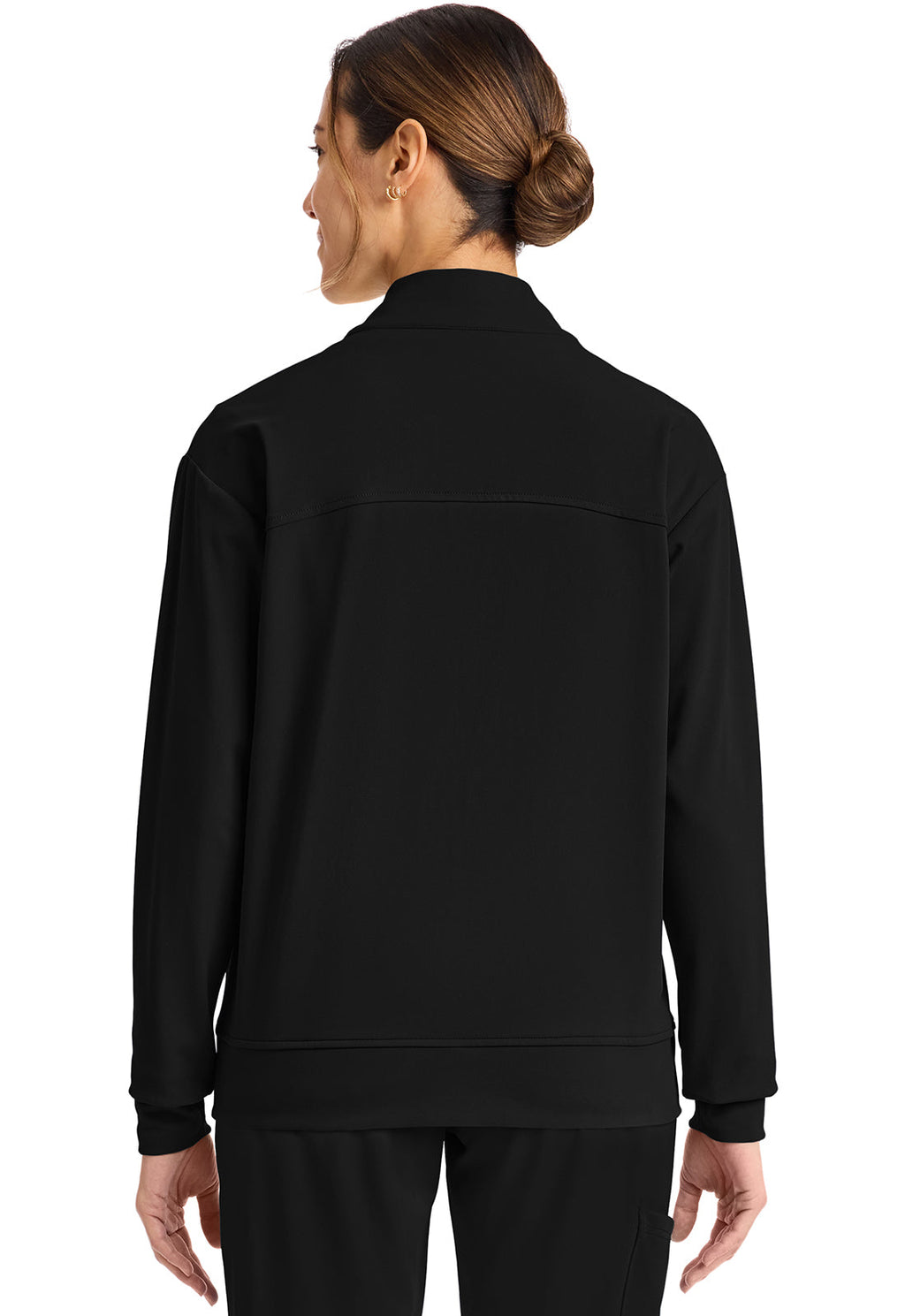 Achieve CK353 Women's Zip-Up Warm-Up Jacket Black Image