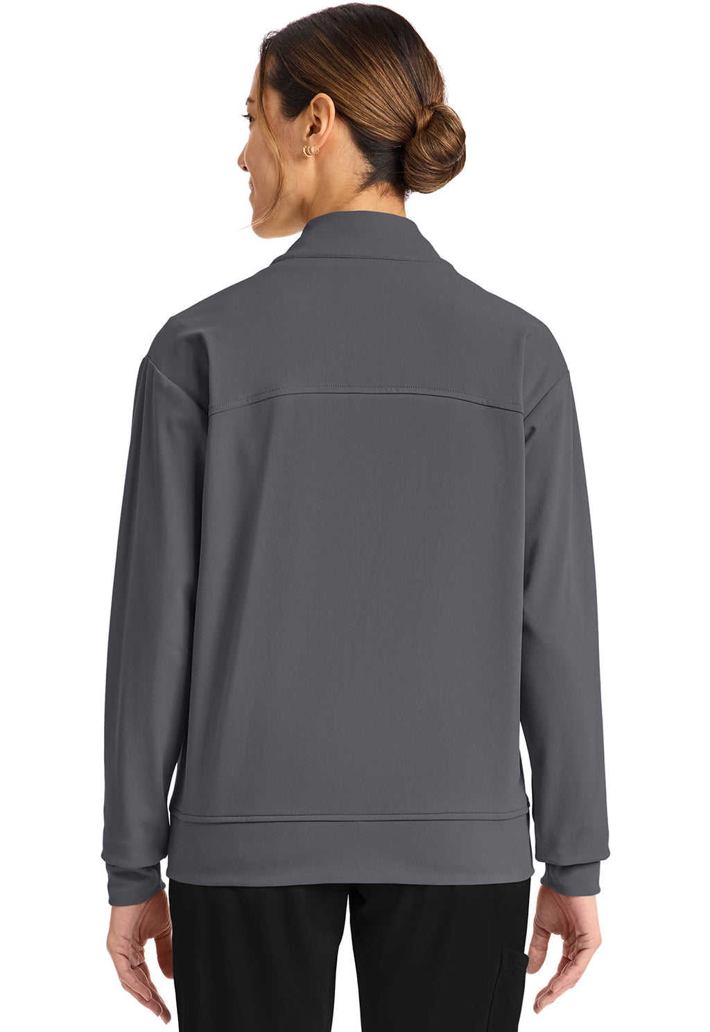 Achieve CK353 Women's Zip-Up Warm-Up Jacket Pewter Image