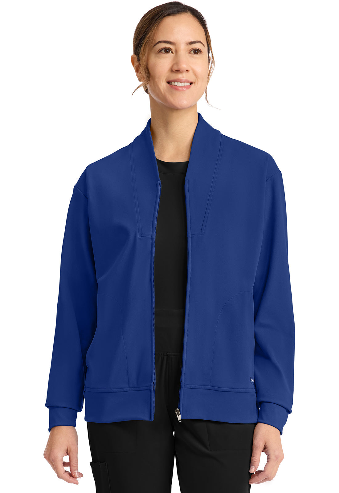 Achieve CK353 Women's Zip-Up Warm-Up Jacket Royal Image
