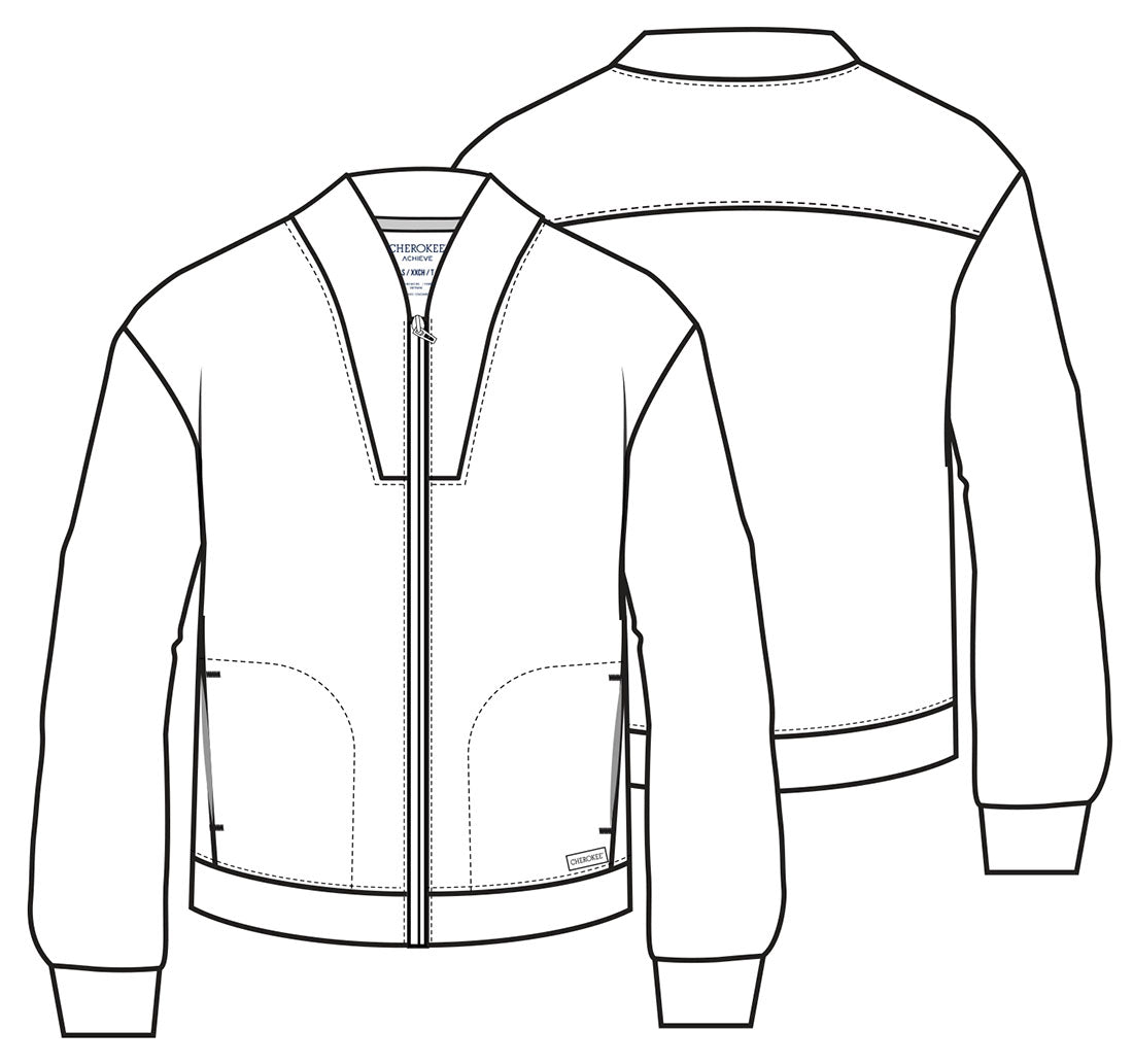 Achieve CK353 Women's Zip-Up Warm-Up Jacket Hunter