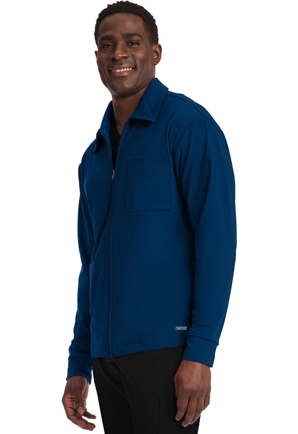 Achieve CK354 Men's Zip-Up Warm-Up Jacket Navy Image